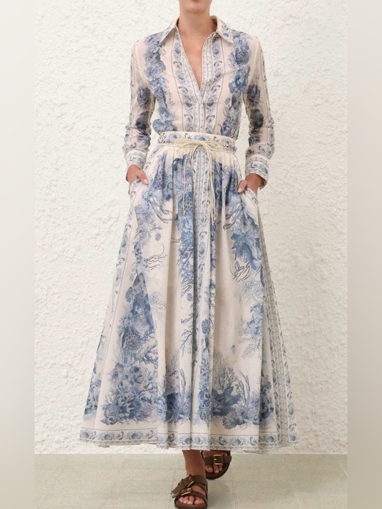 Zimmermann Dresses & Skirts - ZIMMERMAN wanderlust Skirt. NWT.
A-line maxi skirt. Size 3. 
Brand New!